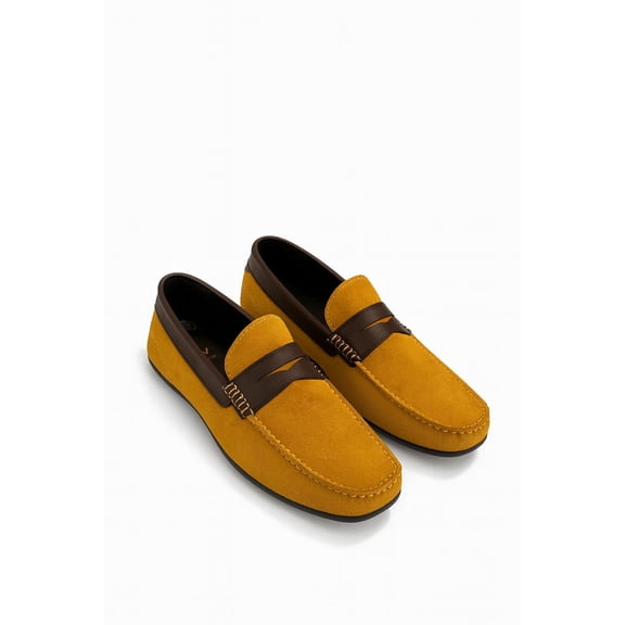 men's suede mule loafers