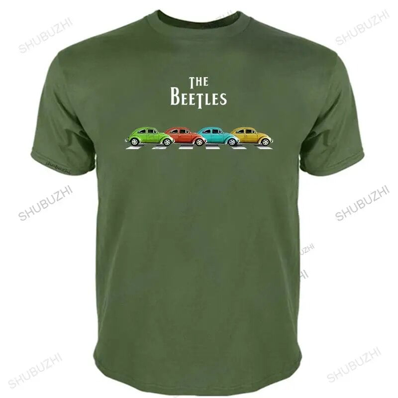 Mens Summer High Quality T Shirt Classic Vintage Buggy Car The Beetles