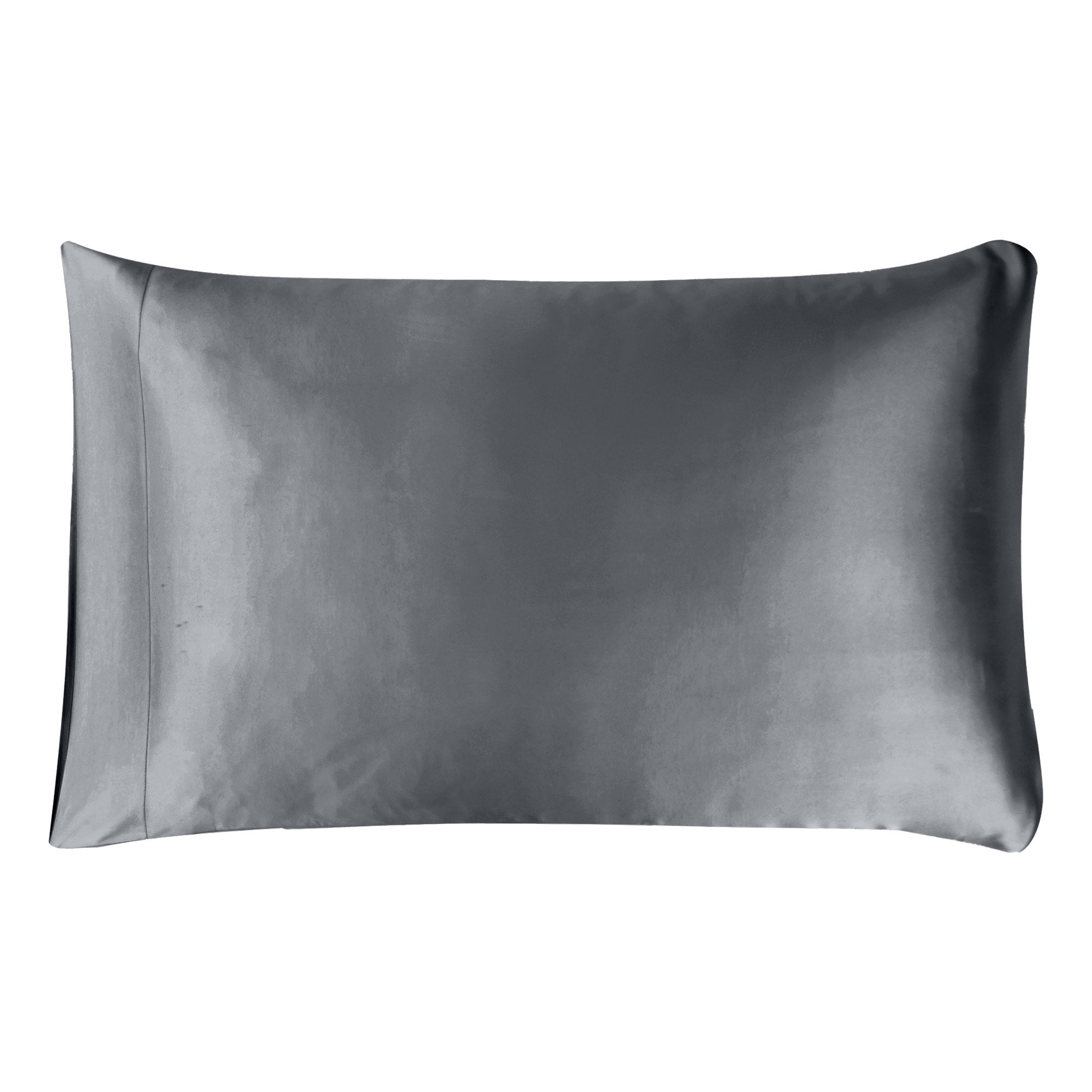 Gunmetal King Satin Pillowcase for Beauty Sleep