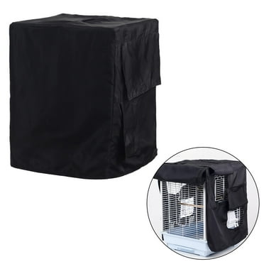 menolana Bird Cage Cover Birdcage Cover Protection Shading Cloth Good Night Blackout Cover Dustproof for Parrot Lovebirds Square Cages S