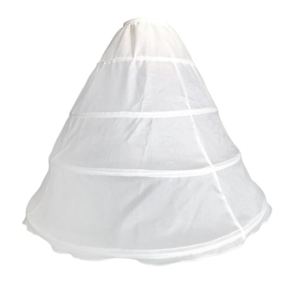 menolana Women Crinoline Underskirt 4 Hoop Underskirt Tulle Half Slip Wedding Petticoat Skirt for Banquet Evening Party Lolita Cosplay