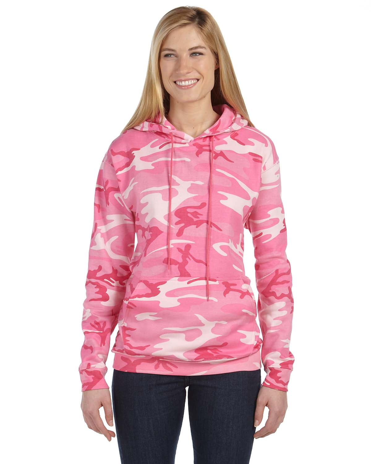 mens Camouflage Pullover Hooded Sweatshirt