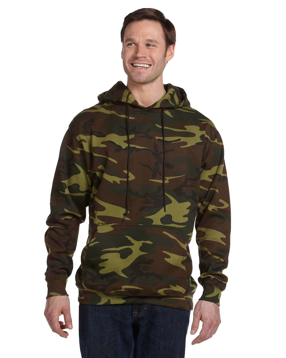 mens Camouflage Pullover Hooded Sweatshirt - Walmart.com