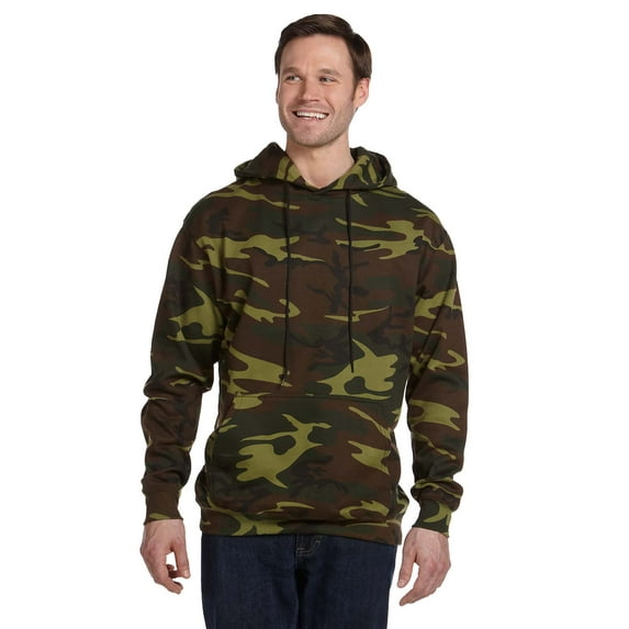 mens Camouflage Pullover Hooded Sweatshirt