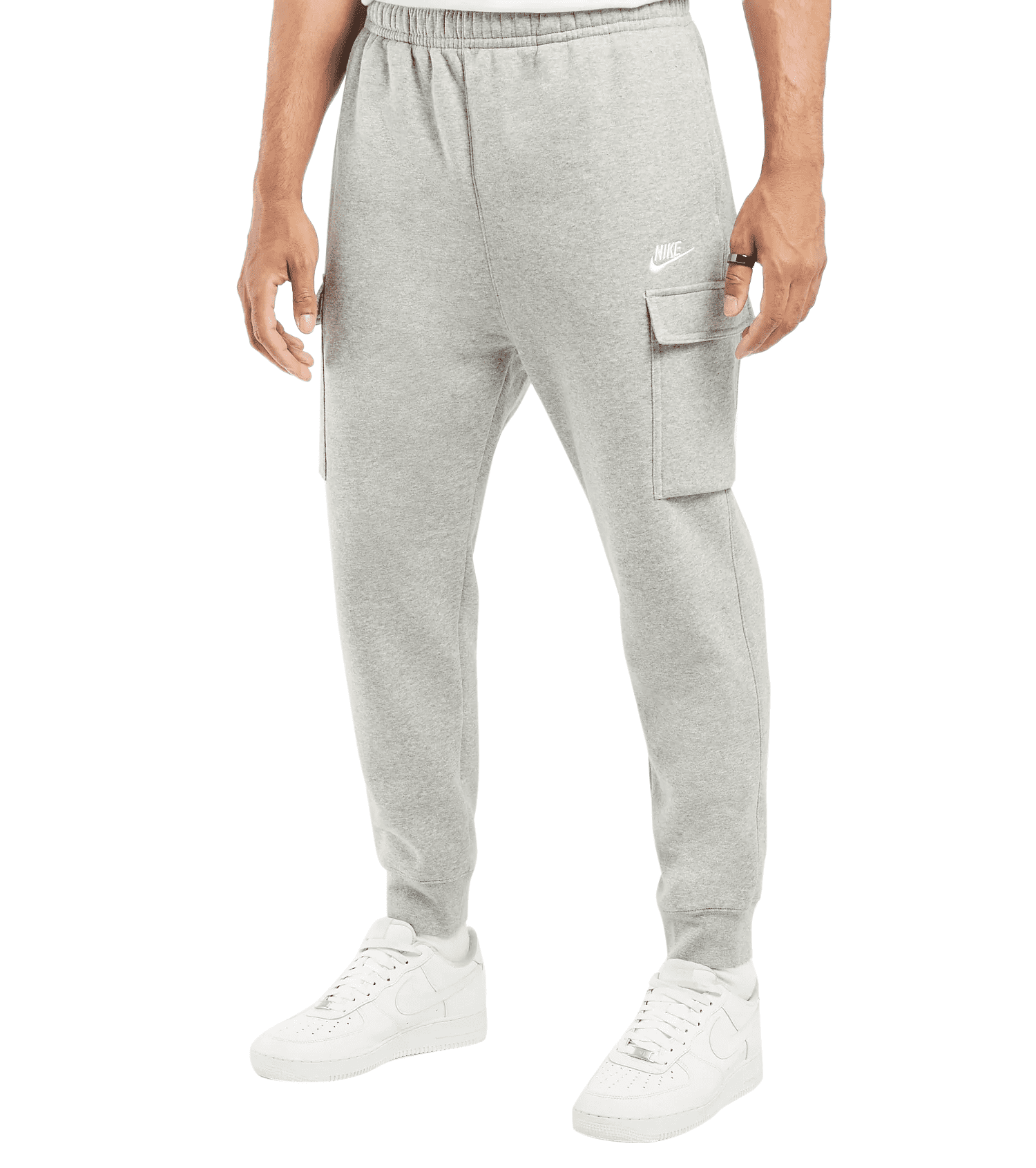 Nike Club Straight Leg joggers in Grey for Men