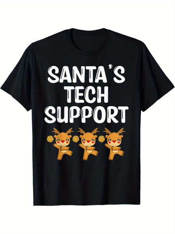 mens funny christmas it computer reindeer t shirt short sleeve casual round neck tee joke for wear holiday gift for tech guys computer geek apparel