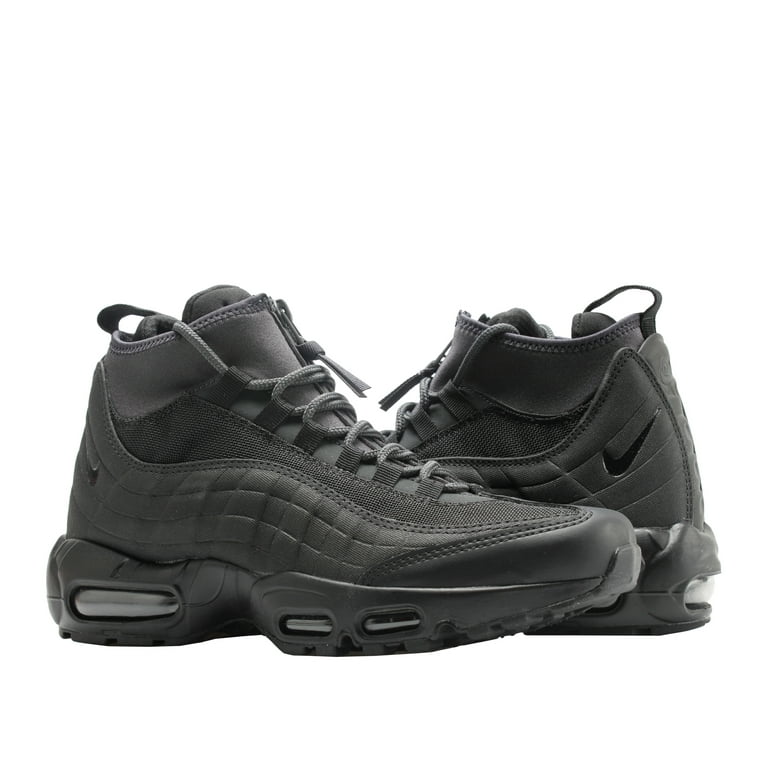 Men's Nike Air Max 95 Sneakerboot Trainer Shoes, Triple Black Low