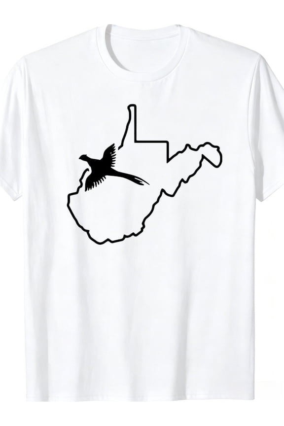 mens t shirtstatestyle flying bird print soft breathable blend casual crew neck tee for daily wear outdoor activities and bird lovers