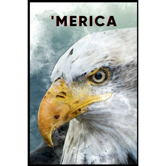 merica : MAGA - American PRIDE - 119 College Rule Pages - 6"x9" -