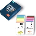 thumbnail image 1 of merka Home Schooling Materials Subtraction Flash Cards Preschool Math Workbook Touch Math Set of 169 Cards Learning Resources Math Flashcards For Kids, 1 of 9