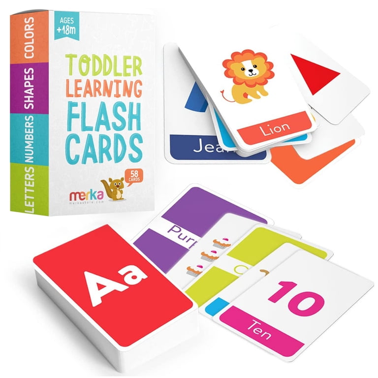 Logic Games For Kids TOP BRIGHT Montessori Flash Cards For Toddlers 2-4