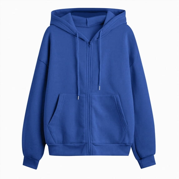 merlath 2026 Zip Up Hoodies for Women Fall Winter Casual Sweatshirts Zipper Oversized Lightweight Cute Jackets with Pockets Size XXL