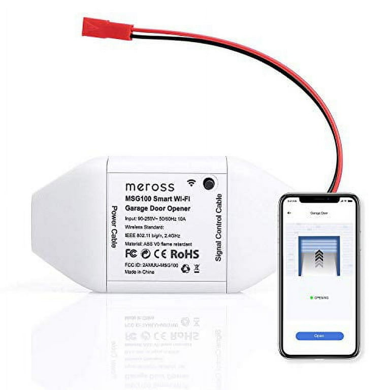 Wi-Fi Garage Door Controller Opener Works with Alexa Google Assistant IFTTT Wi-Fi Garage Door Controller Opener Works with Alexa Google Assistant IFTTT