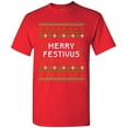 thumbnail image 1 of merry festivus ugly christmas season parody funny dt adult t-shirt tee, 1 of 2