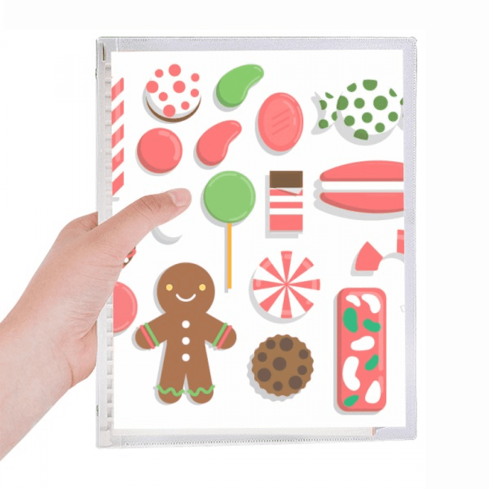 merry mas childhood pattern notebook loose diary refillable journal statiry