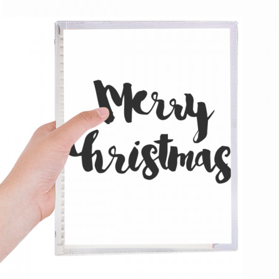 merry mas quote style notebook loose diary refillable journal statiry