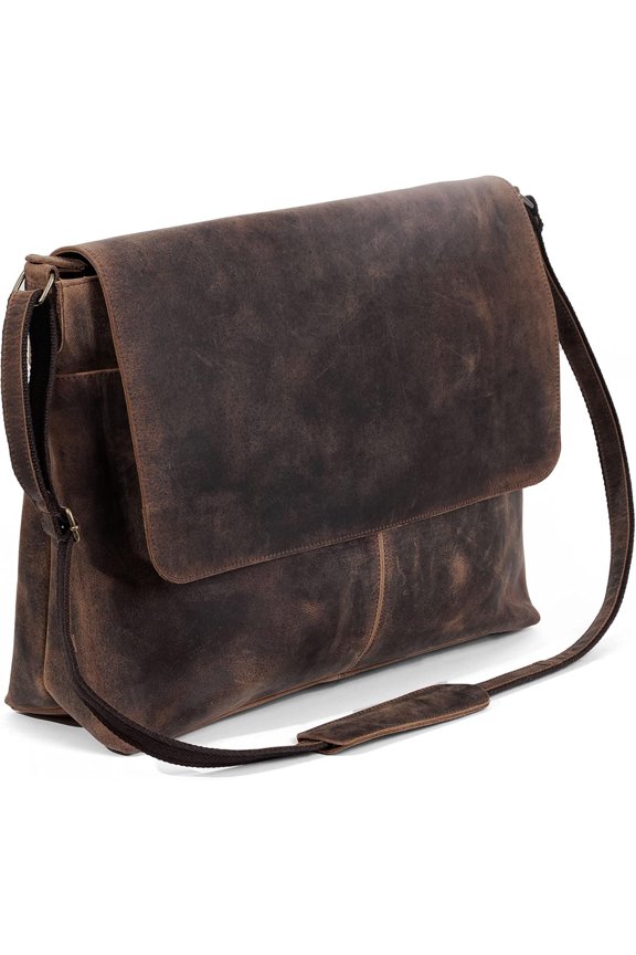 messenger satchel laptop briefcase for men and women buffalo office bag