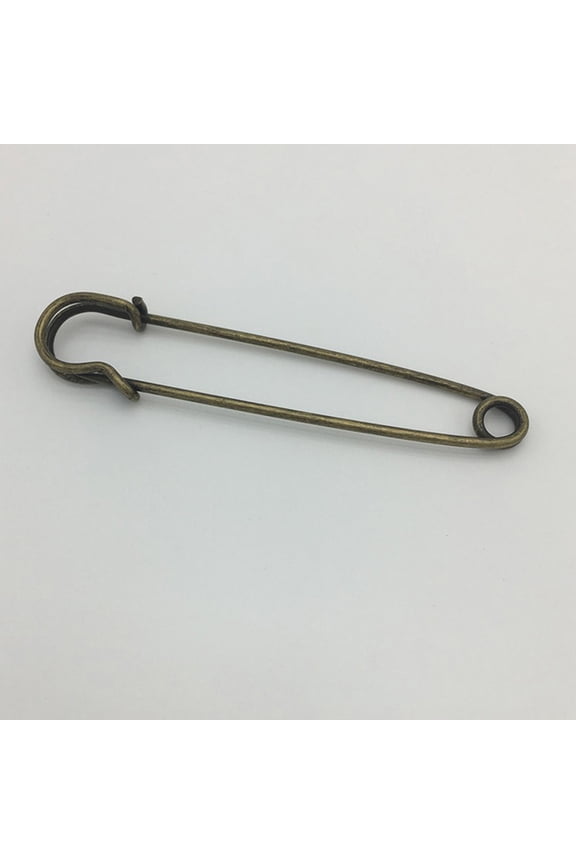 metal extra large pins 20PC Metal Extra Large Heavy Duty Stainless Steel Safety for Scarf Blankets Skirts Kilts Knitted Fabric Crafts (Bronze)