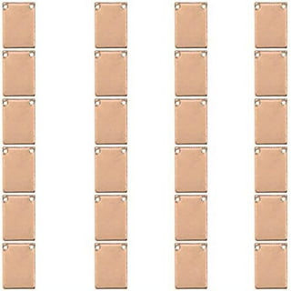 1*1/4 Brass Rectangle Stamping Blanks With 2 Holes Tiny Rectangle Ba –  Rosebeading Official