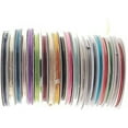 thumbnail image 1 of metallic gold edge double face satin ribbon 1/4 inch wide 25 yard bolt-canary, 1 of 1