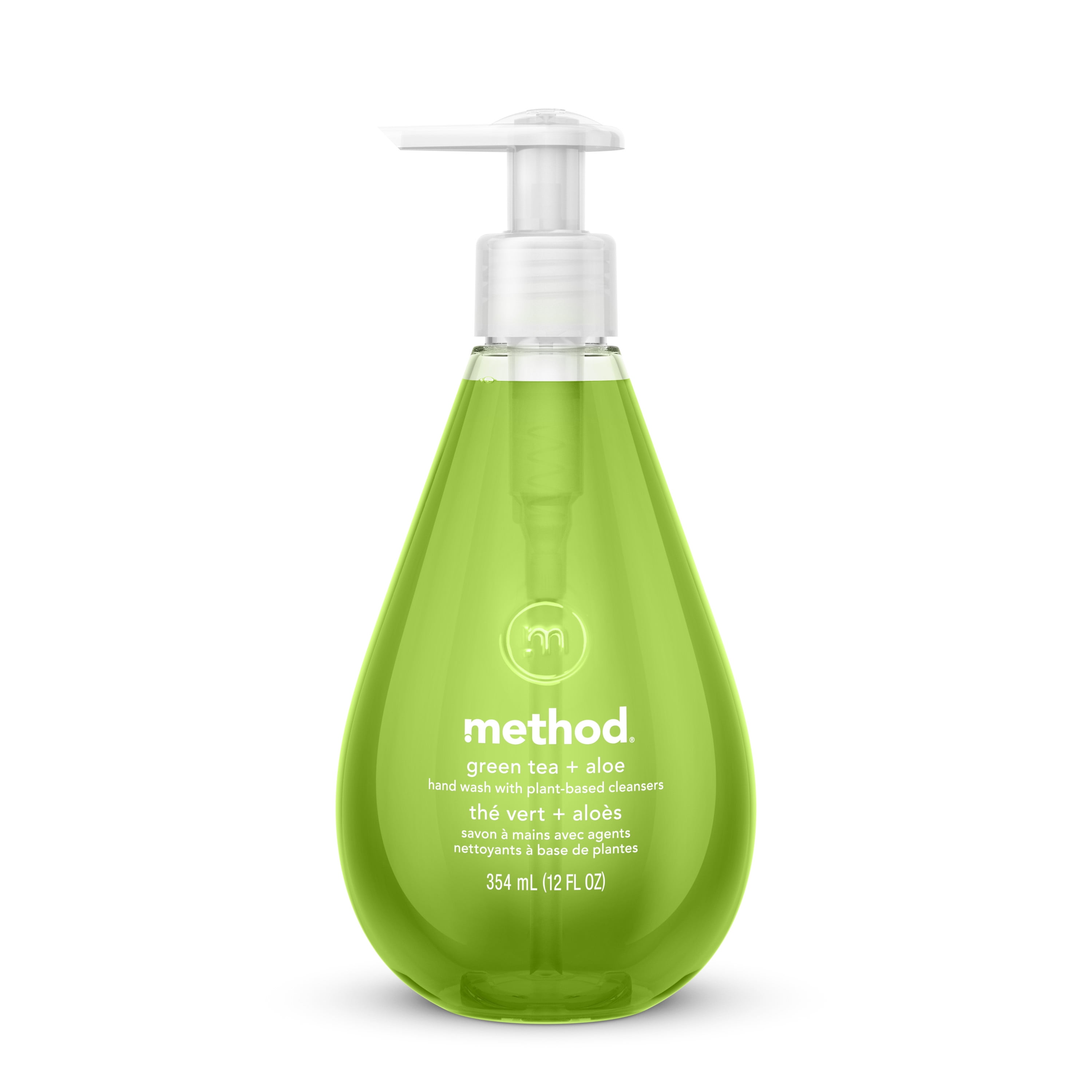 method Gel Hand Soap, Green Tea + Aloe, 12 Fluid Ounce