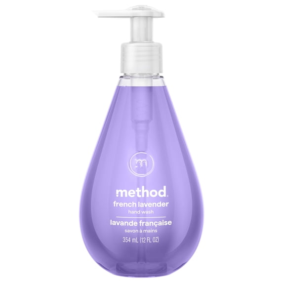 method Gel Hand Wash, French Lavender- Gently Cleans & Softens Hands, Made Without Parabens, Lavender, Bergamot & Chamomile Notes, 12 fl oz