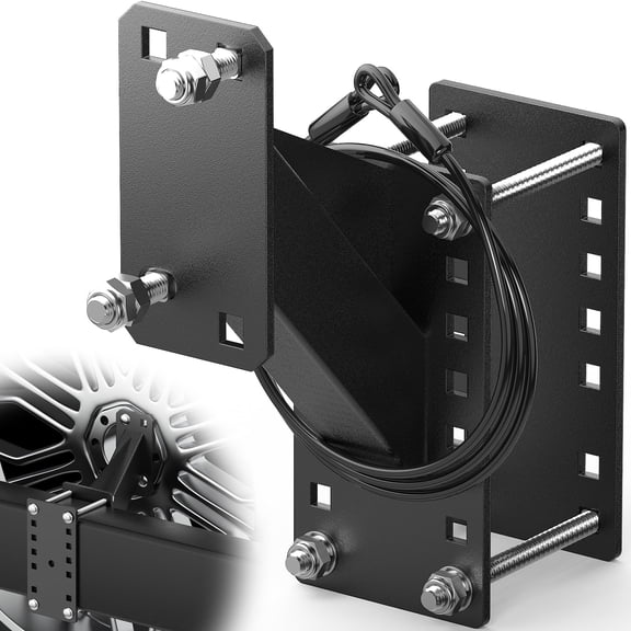 Metuvoln Trailer Spare Tire Mount,Fits 4/5/6 Lugs Wheels on 4",4.5",4.75",5" & 5.5" Bolt Patterns,Spare Tire Mount for Utility Trailer Boat,150lbs