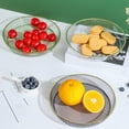 thumbnail image 1 of mfyjkho Acrylic Pc Plastic Fruit Platter Snack Serving Bowl for Commercial Use, 20.3 X 20.3 X 3 Cm, Multi-Purpose Tray for Hotels, Ktv, and Family Gatherings, 1 Piece, 1 of 7