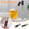 thumbnail image 1 of mfyjkho Stainless Steel Tea Infuser Strainer, Loose Leaf Tea Ball with Hanging Hook, for Hot Or Iced Tea, Reusable Kitchen Tool, 1 Count, 1 of 9