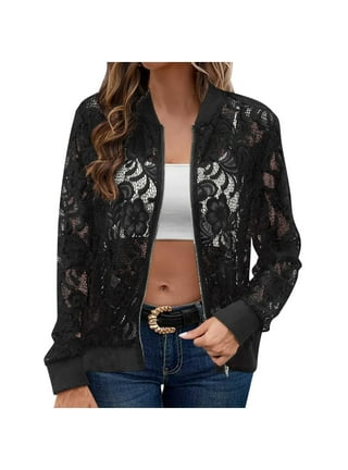 Lace cover up jacket hotsell
