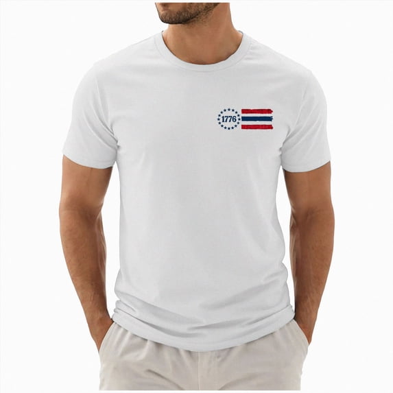 mgoYE 250 Anniversary USA Shirt for Men Eagle Graphic 1776-2026 T-Shirt 4th of July Tees American Flag Patriotic Short Sleeve Top Tshirts Shirts for Men(White,XL)