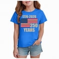 thumbnail image 1 of mgoYE 250 Years 1776-2026 250th Birthday Eagle T-Shirt for Celebrate 250th Anniversary of America Patriotic Tee 250 Short-Sleeved Top for Girls Boys America 250th Anniversary Shirt(Blue,2-3 Years), 1 of 5