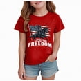 thumbnail image 1 of mgoYE 250th American Anniversary Girls Tee 250 Years 1776-2026 250th Birthday Eagle T-Shirt for Celebrate 250th Anniversary of America Patriotic Tee 250 Short-Sleeved Top for Girls Boys, 1 of 5