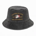 thumbnail image 1 of mgoYE 250th Anniversary USA Flag Cap Men Women American Flag Cap USA 4th of July Flag Hats Loose Patriotic Novelty Caps(Black,One Size), 1 of 6