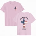 thumbnail image 1 of mgoYE 2XL Black Shirt for Women Front Back Embroidered 250th Anniversary USA Shirts Gifts Women's American 250th Anniversary Printed Casual Sweatshirt 250 Years 1776–2026 Patriotic Shirt, 1 of 1