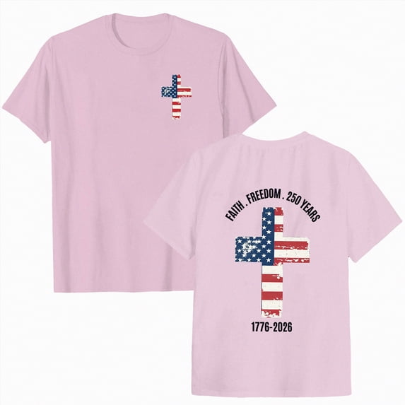 mgoYE 2XL Black Shirt for Women Front Back Embroidered 250th Anniversary USA Shirts Gifts Women's American 250th Anniversary Printed Casual Sweatshirt 250 Years 1776–2026 Patriotic Shirt
