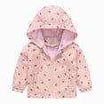 thumbnail image 1 of mgoYE 2t Rain Jacket Toddler Boy's Cartoon Dinosaur Zip Jacket Lightweight Hooded Windbreakers Outdoor Raincoat(Pink,7-8 Years), 1 of 5