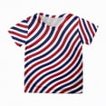 thumbnail image 1 of mgoYE 4th of July 2026 Boys Girls Tshirts Short Sleeve Crew Neck Graphic Tee Full Printed Sky Blue 10-11 Years, 1 of 4