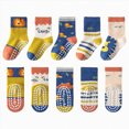 thumbnail image 1 of mgoYE 5 Pack Baby Toddler Socks 1-12 Years Cotton Ruffle Turn Cuff Sock(E,1-3 Years), 1 of 3