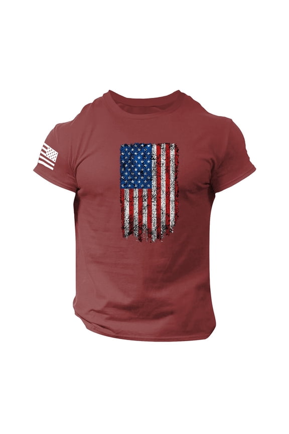 American Flag Shirt Men Mens American Flag Shirt USA Air Force Tshirts Patriotic 4th of July T-Shirt Memorial Day Tee Tops 3XL