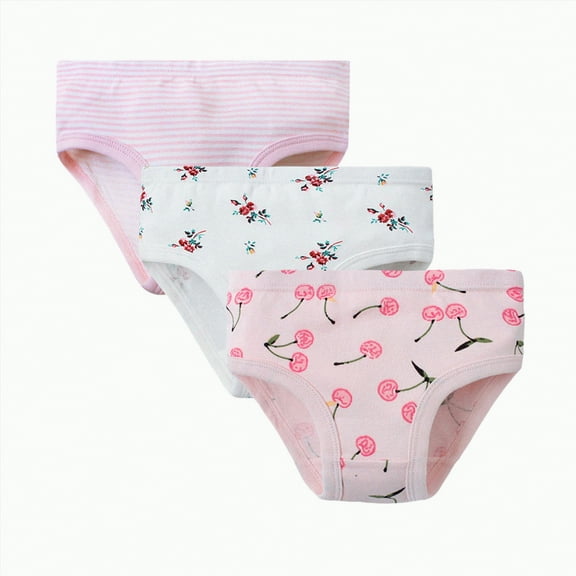 mgoYE Baby Bloomers 0-3 Months Girl Cotton Underwear Baby Girl Boy Undies Breathable Bloomers Briefs Toddler Panties Kids Ruffle Assorted Boxer 4-Pack(Pink,3-4 Years)