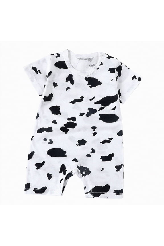 Baby Boy Clothes 12-18 Months Baby Boy Girl Romper Toddler Infant Unisex Short Sleeve Jumpsuit Shorts Summer One Piece|Black 12-18 Months