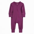 thumbnail image 1 of mgoYE Baby Boy Clothes 6-9 Months Baby Long Sleeve Romper Jumpsuit, Premium Soft One Piece Pajamas Boy Girl 2-Way Zipper Coverall Sleeper(Wine,18-24 Months), 1 of 9