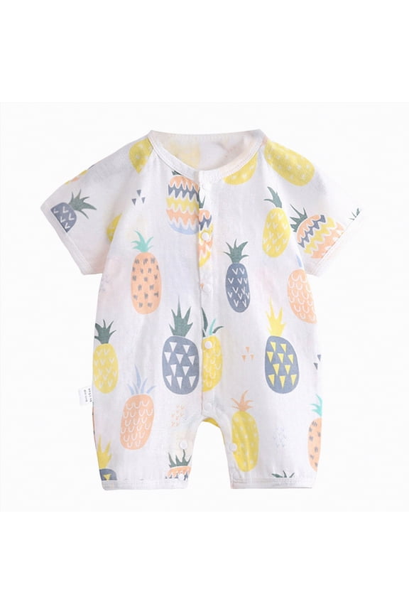 Baby Boy Clothes 6-9 Months Gender Neutral Baby Clothes Cotton Short Sleeve Pants Footless Coming Home Outfit Boy Girl|Light Pink 3-6 Months