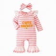 thumbnail image 1 of mgoYE Baby Boy Girl Easter Outfit Newborn Bunny Onesie Infant Rabbit Jumpsuit Romper Spring Cute Clothes(Red,12-18 Months), 1 of 1