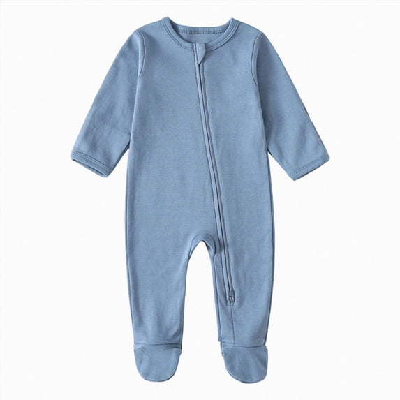 mgoYE Baby Footed Pajamas Zipper Soft Infant Sleep & Play, Baby One-piece Romper