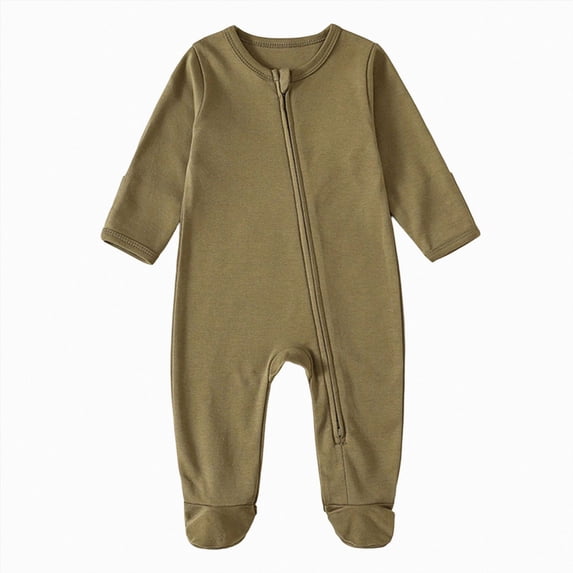 mgoYE Baby Footed Pajamas Zipper Soft Infant Sleep & Play, Baby One-piece Romper