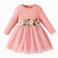 thumbnail image 1 of mgoYE Baby Girl Dress Newborn Toddler Flower Girl Fall Winter Dress Tutu Tulle Dresses for Girls(Pink,18-24 Months), 1 of 8