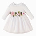 thumbnail image 1 of mgoYE Baby Girl Dress Newborn Toddler Flower Girl Fall Winter Dress Tutu Tulle Dresses for Girls(White,9-12 Months), 1 of 8