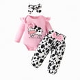 thumbnail image 1 of mgoYE Baby Girl Outfits 0-3 Months Newborn Infant Outfits Ruffle Romper+ Floral Pants + Cute Headband Sets for Girls(Red,6-9 Months), 1 of 6